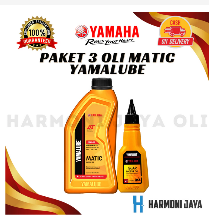 Paket Oli Yamalube Matic & Gear Bundling Hemat